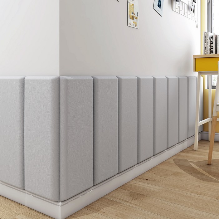 Fowod 충돌 방지 벽쿠션 푹신한 고탄성 스티커식 보호대 패드