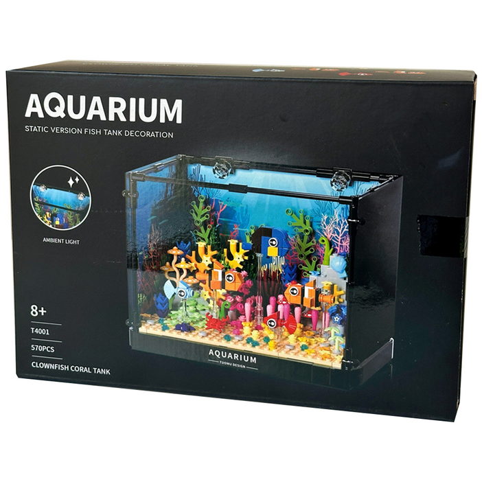 아쿠아 어항블럭 아쿠아리움 블럭 호환블럭 해양동물 수족관, 1개