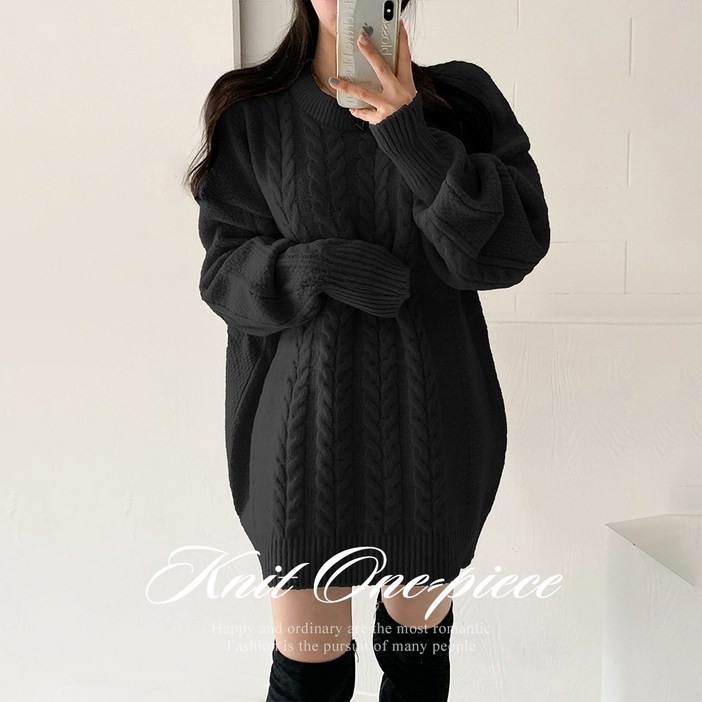 순이 S.여성 메리 니트 미니원피스