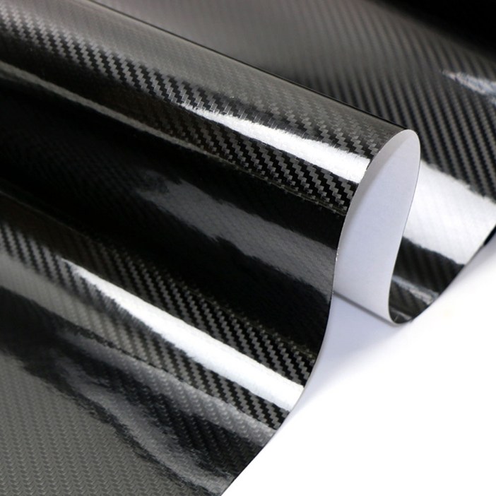 5D카본 6D 카본시트지 152x10cm사은품 헤라증정 고광택 하이그로시 자동차 랩핑지, 1개