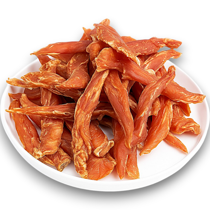 국내산 강아지 수제 간식 닭가슴살 100g  750g 대용량 반려동물 치석제거 육포 개맛도리, 250g, 3개