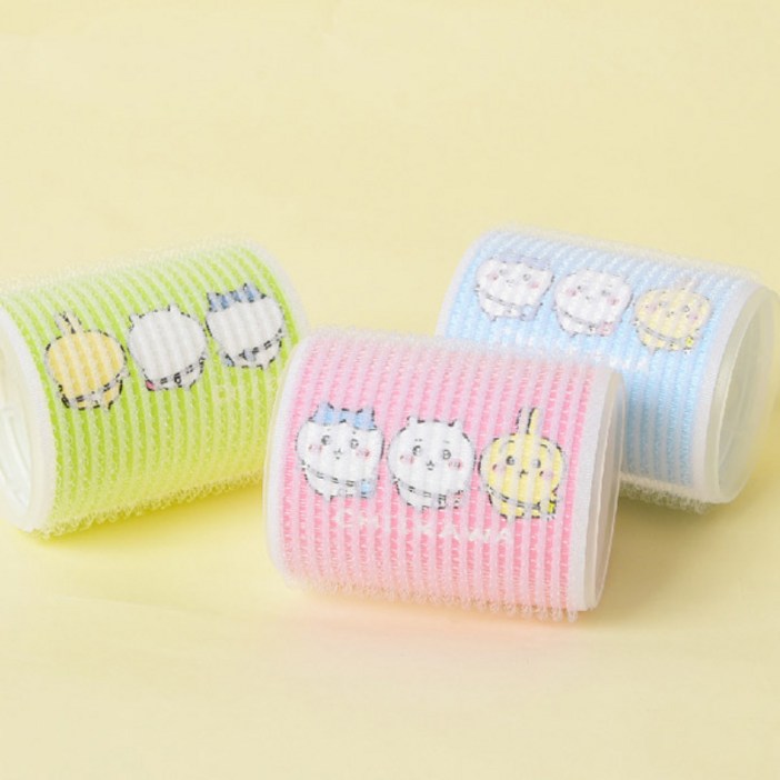 먼작귀 치이카와 앞머리 헤어롤 구르프 하치와레 우사기 캐릭터 뷰티 소품