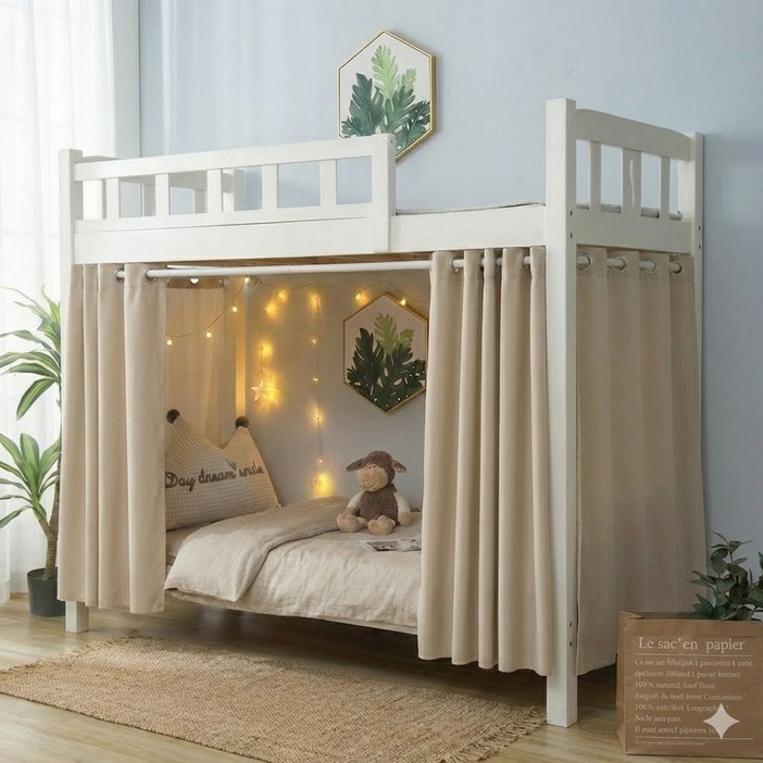 101도 기숙사 2층 침대 커튼 가리개 11 암막 가림막