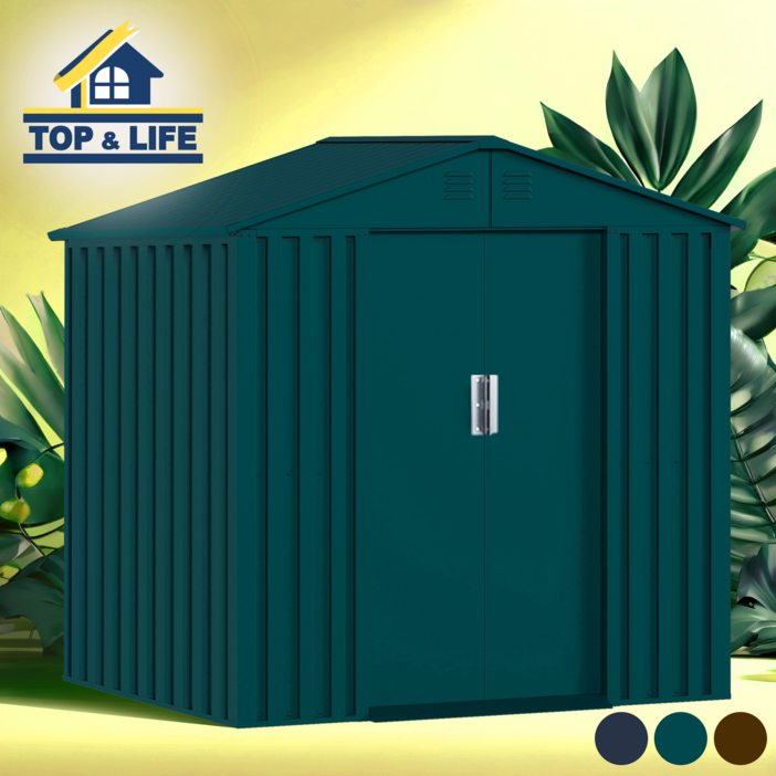 탑앤라이프 조립식창고 그랜드-A 야외창고/소형창고/간이창고/이동식창고/농막/전원주택창고/정원창고/조립창고/창고)