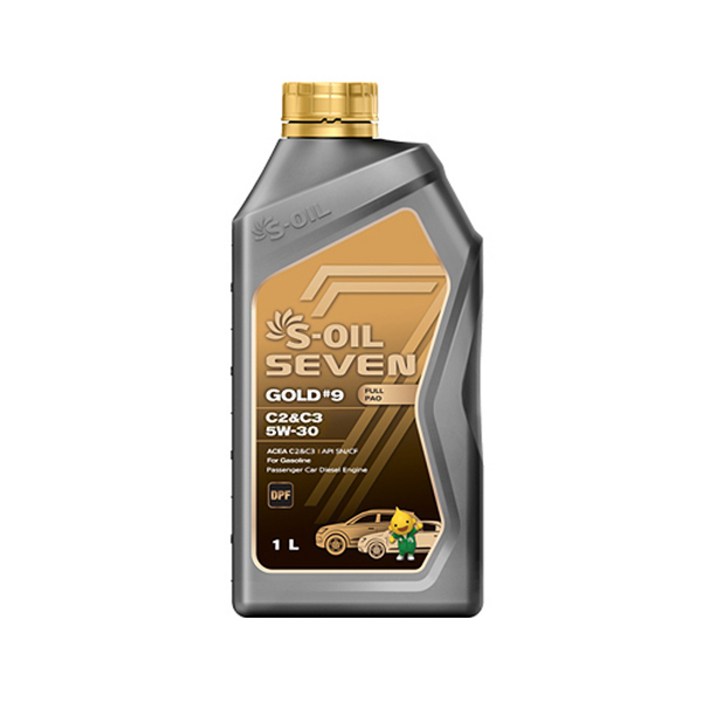 에스오일 7골드 9 C2C3 5W301L 100합성엔진오일