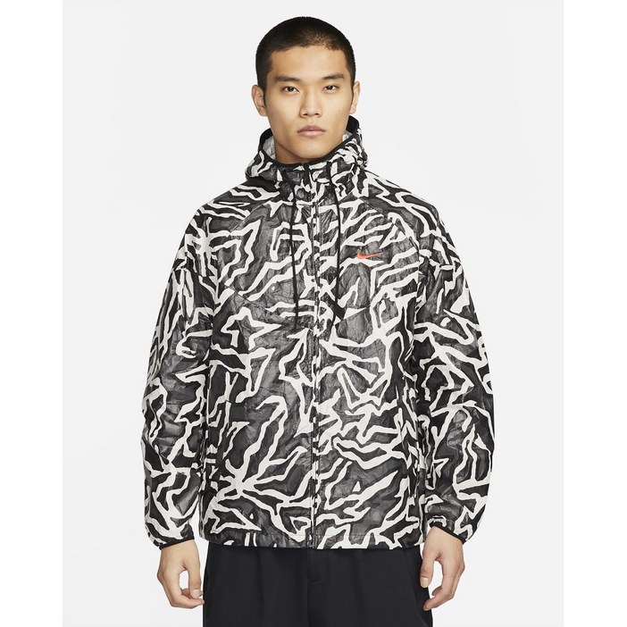 나이키 스포츠웨어 트렌드 프린트 하프집업 윈드브레이커 재킷 DX0036