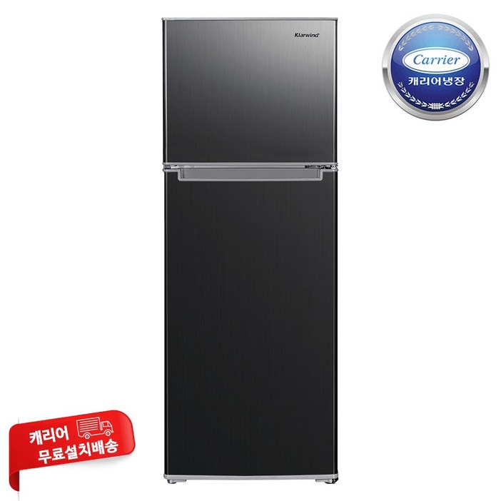 캐리어 182리터 2도어 일반 소형 미니 슬림형 냉장고 CRF-TD182BDE 공식인증점 전국무료설치