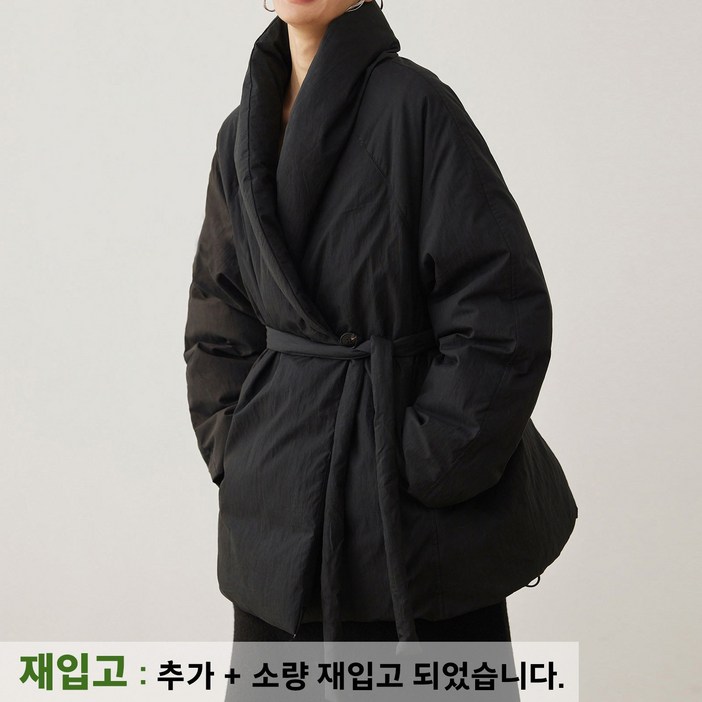 퀸앤조이 겨울 여성 패딩 점퍼 아우터 루즈핏 데일리 캐주얼 숄카라 웰론 방한 방풍