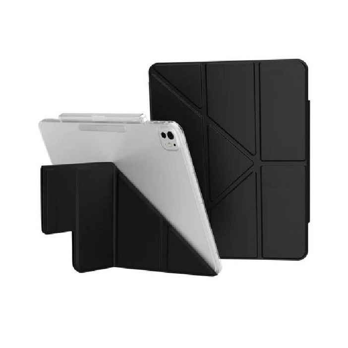 스위치이지 iPad Pro13 Facet 펜슬홀더 폴리오 케이스 블랙MPD249251BK24, 1개