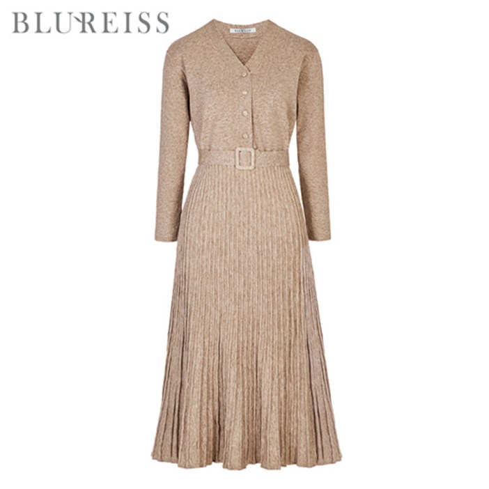 벨트핏니트플레어원피스BI3F3OP3391