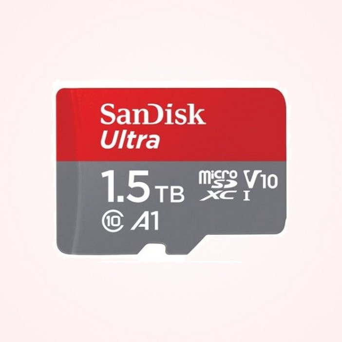 샌디스크 에스티원테크 공식인증 제품 마이크로 SD 카드 SDXC ULTRA 울트라 QUAC, 1.5TB, 1개