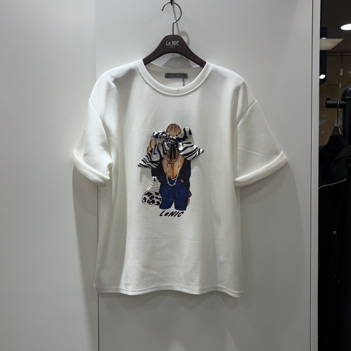 르니앤맥코이 심플 라운드넥 반팔티셔츠 MN04TS072 NC부산대점