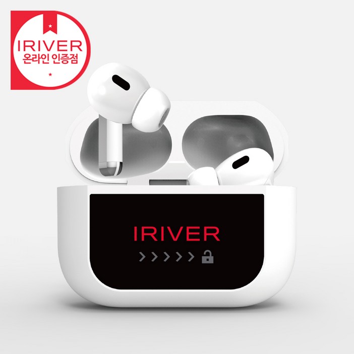 아이리버 IBP1 LCD 풀 터치스크린 ANC 노이즈캔슬링 무선 블루투스 이어폰 타이머설정 카메라셔터 스트랩포함 배터리잔량 이어폰찾기기능 틱톡 유튜브 러닝 운동 스포츠 헬스이어폰