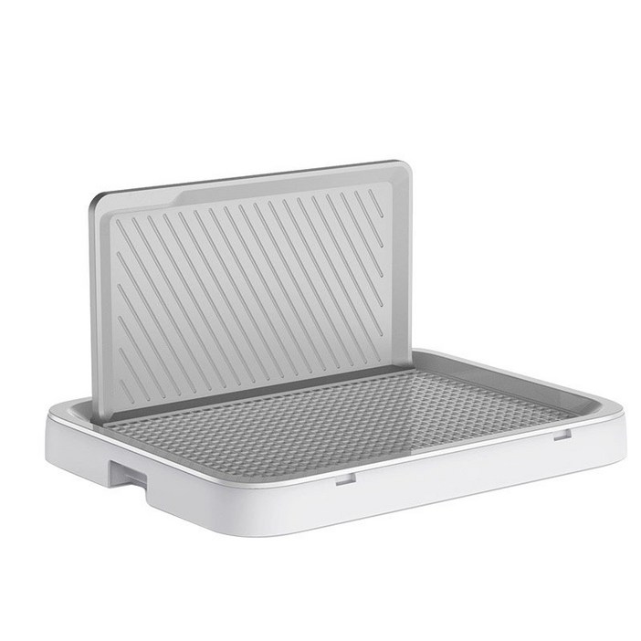 리프리 강아지 반려견 그물망 배변판, 대형,화이트그레이, 1개