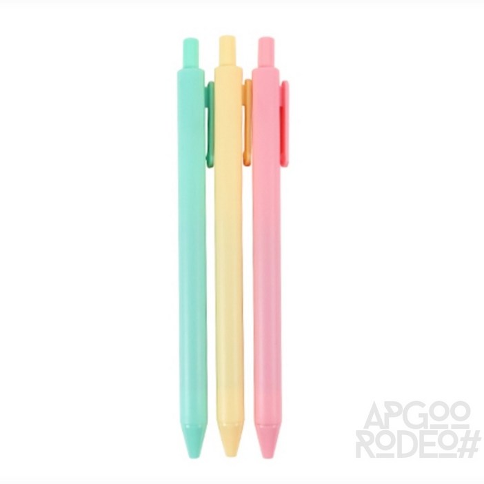 파스텔 검정 볼펜 0.5MM 부드러운볼펜