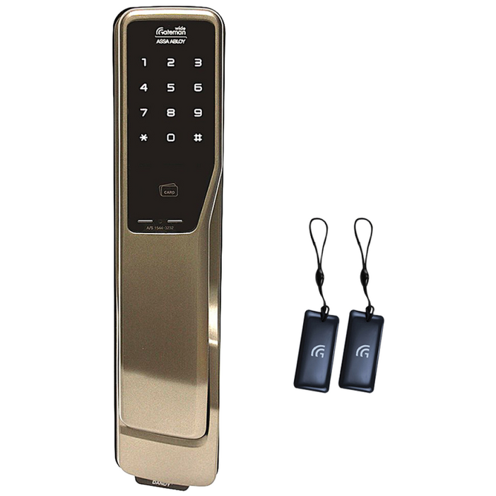 수도권설치내일도 가능 게이트맨 댄디 푸시풀도어록 카드키4개번호키 현관문 디지털도어락, 방문설치, 게이트맨 댄디