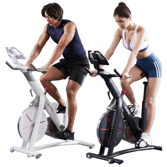 렉스파 스피닝자전거 가정용 실내자전거 유산소운동 어썸바이크 YL7000, 블랙, 단일상품