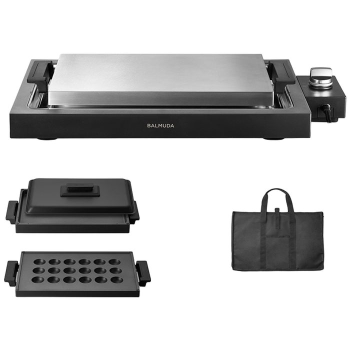 공식수입원 발뮤다 더 플레이트 프로K10BBK 그리들커버타코야키플레이트 세트