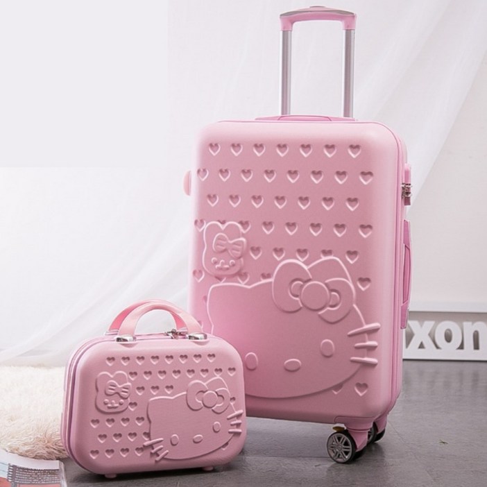 헬로키티 캐릭터 캐리어 기내 반입 레이디 백 가방
