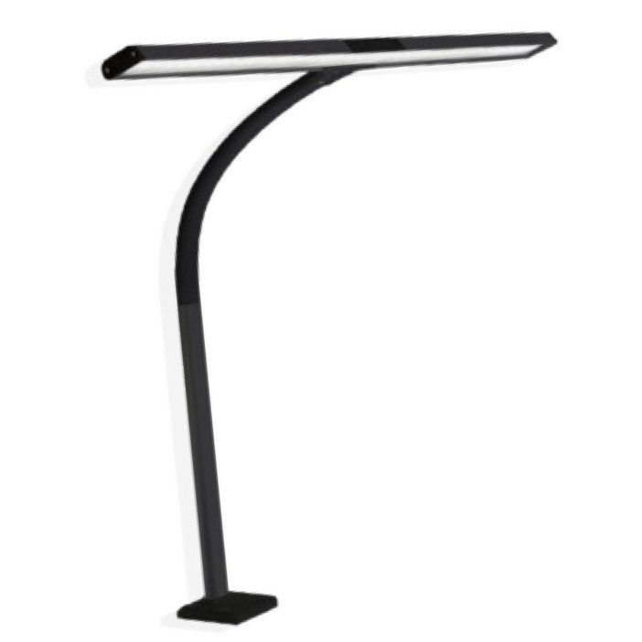 파파 LED 800 와이드 스탠드 공부 수험생 모니터 조명, 블랙스탠드형