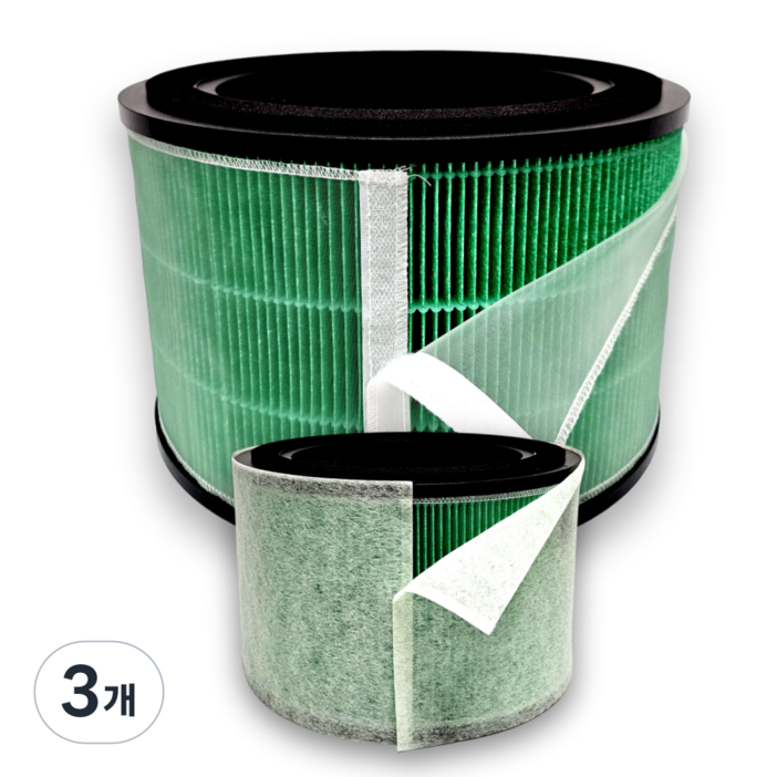 LG 엘지 공기청정기 퓨리케어 360 해파탈취펫망필터세이퍼 세트 호환필터, 04.프리미엄형, 3개