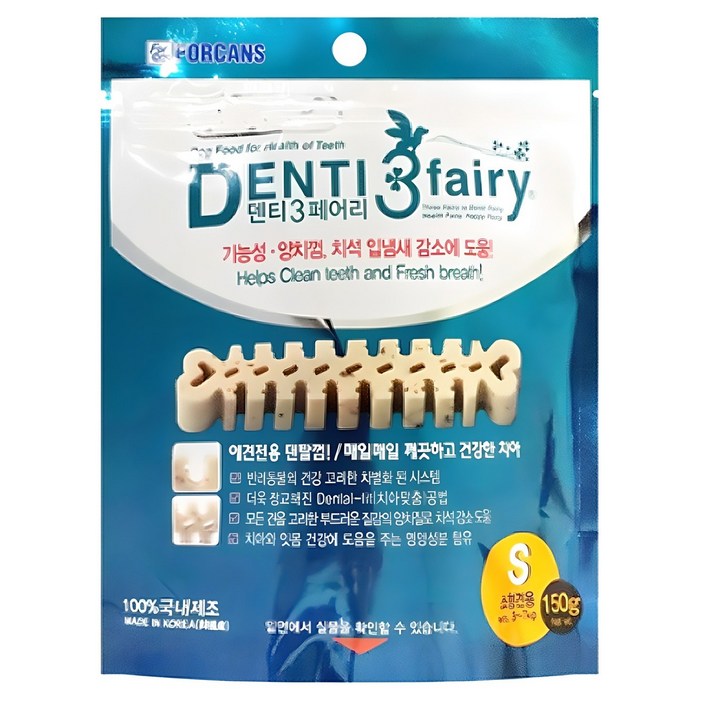 포켄스덴티페어리 강아지 덴탈껌 S