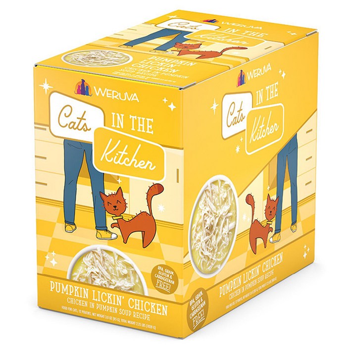 웨루바 캣츠인더키친 펌킨 릭킨 주식파우치