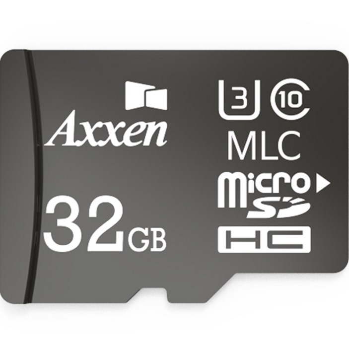 mlcsd카드 액센 블랙박스용 MSD Black MLC U3 Class10 마이크로 SD 카드, 32GB