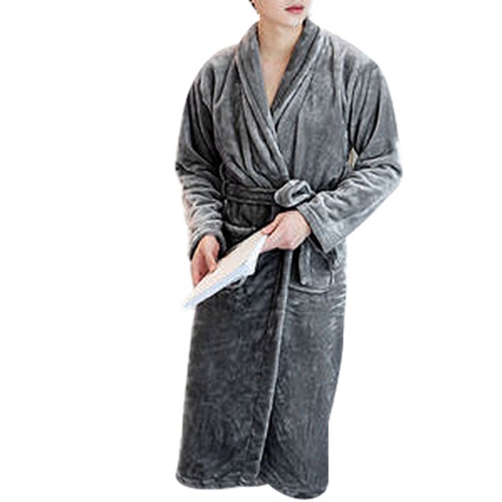 따뜻하고 부드러운 극세사 샤워가운 XL