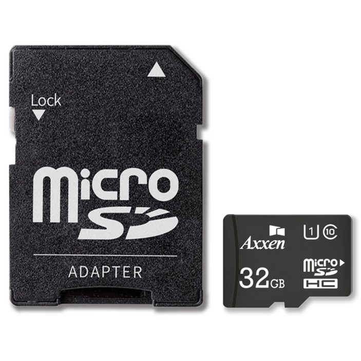 액센 프리미엄 마이크로 SD카드 어댑터 세트 MSD22, 32GB