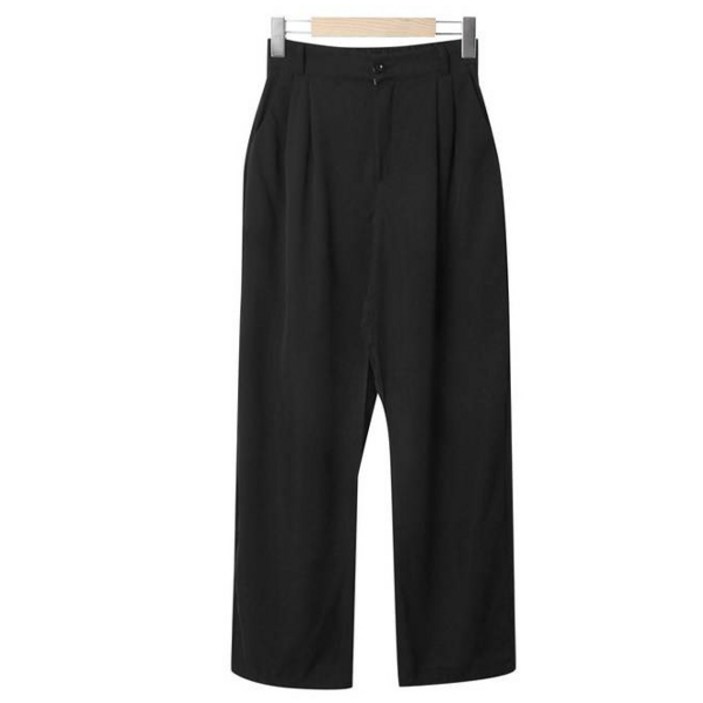 린다샵 여성용 툴리나 투핀턱 슬림핏 밴딩 슬랙스 cppt11899c33