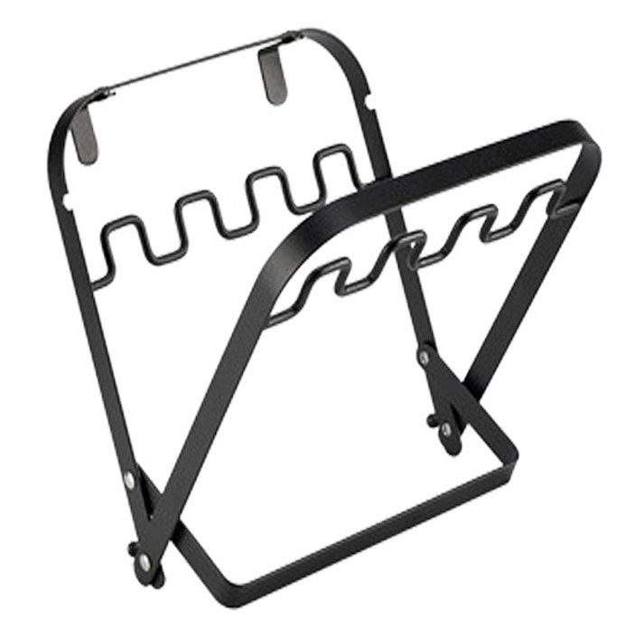 닥터캠프 캠핑 접이식 쓰레기봉투 거치대 재활용 분리수거 블랙 실버