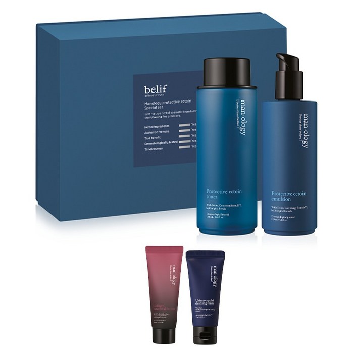 빌리프 맨올로지 프로텍티브 기초 2종 세트