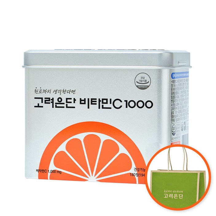 고려은단 비타민C 1000 + 쇼핑백, 180정, 1개 20230604