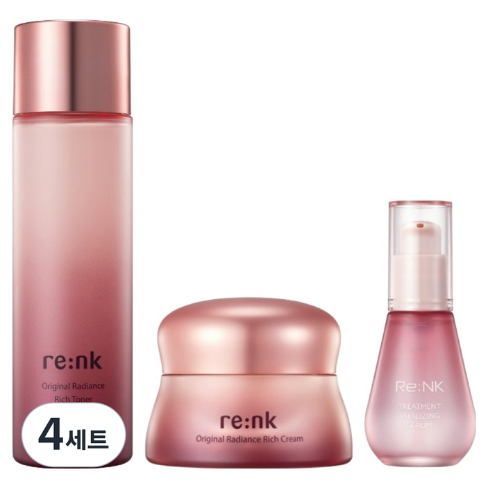 리엔케이 오리지널 래디언스 리치 크림 기획세트 쇼핑백, 4세트