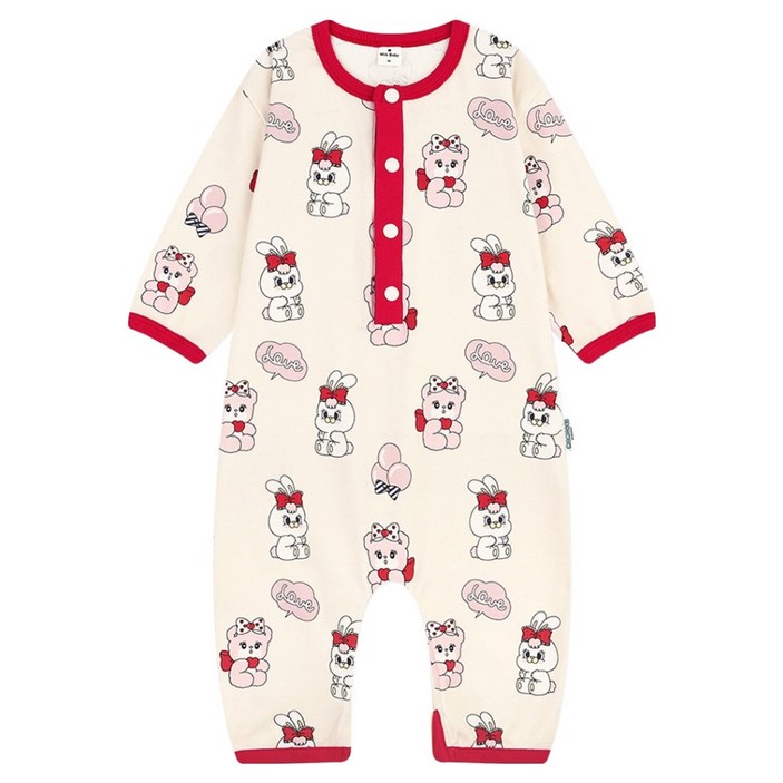 밀크베이비 모모레이 핑코리코 우주복 바디수트