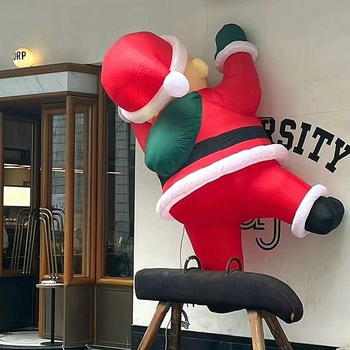 DAMON 창문 매달린산타 멀티컬러 백팩 벽타는 풍선 대형