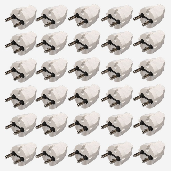 KS Q 일신전기 무접지 플러그 화이트