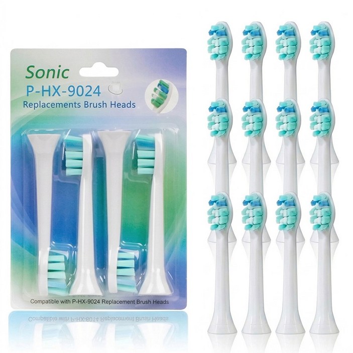 주주미엘 필립스 소닉케어 전동칫솔 호환 리필모 4개입, 4세트, 옵티멀 플라그 디펜스