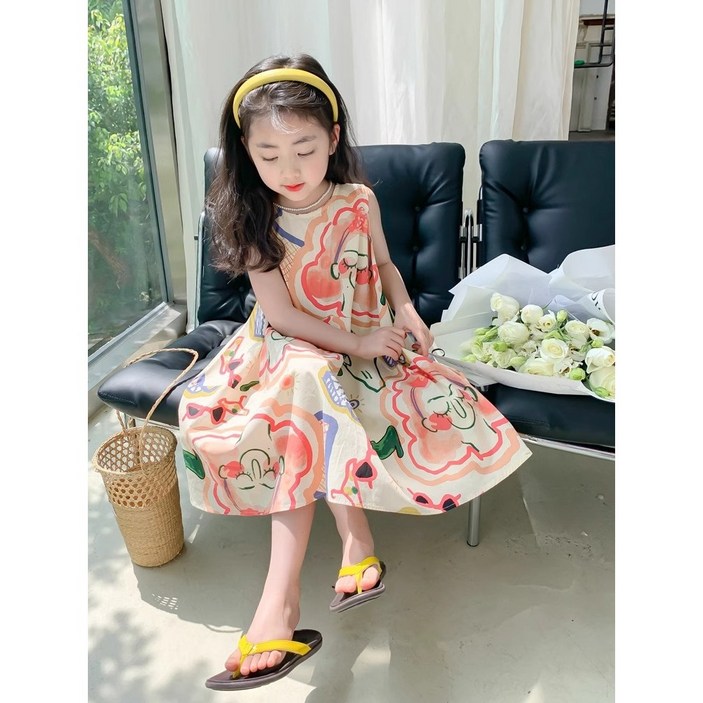 MODNEY 초중학생 원피스 롱 공주원피스MD013