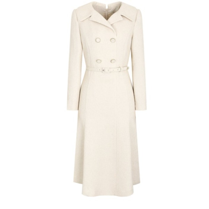 ❲백화점정품❳ JJ지고트 여름 편한 원피스 와이드 칼라 트위드 GN3A0OP11 하객 오피스 룩