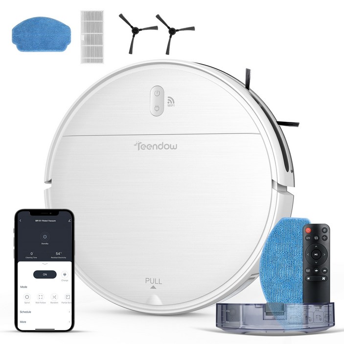 (2025최신버전) 틴도우 스마트 물걸레 로봇청소기+2년보증