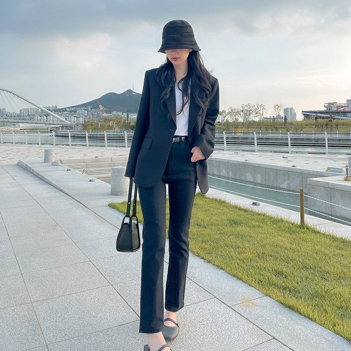 초특가 고퀄리티국내 자체 제작당일 발송 카렌 싱글 원버튼 자켓