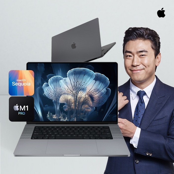 애플 애플 2021 맥북프로16 M1 Pro 16G 512GB 스페이스그레이 실버