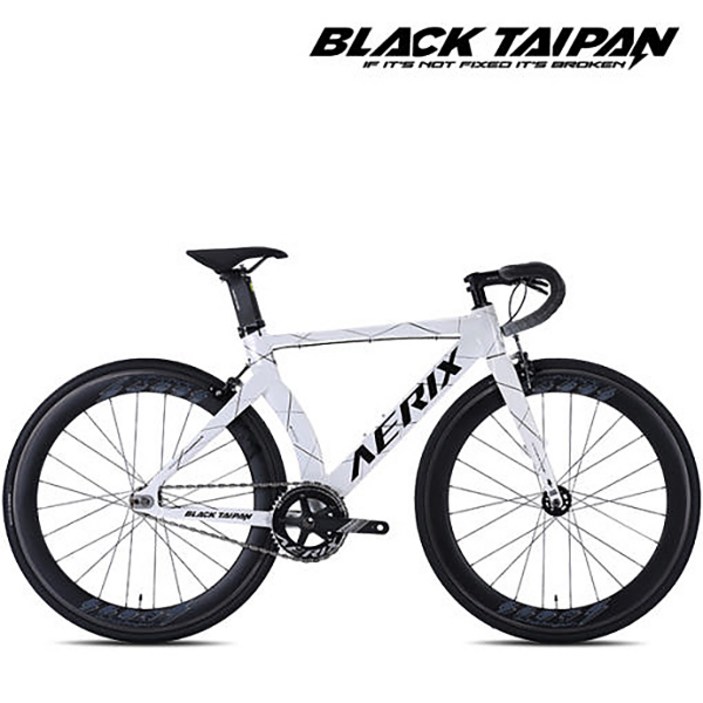 2025 블랙타이판 경량 알루미늄 에어로 픽시자전거 카본림 카본포크 에릭스 700C 무료 완조립사은품, 1개, 165cm, 에릭스 460 화이트 싱글기어