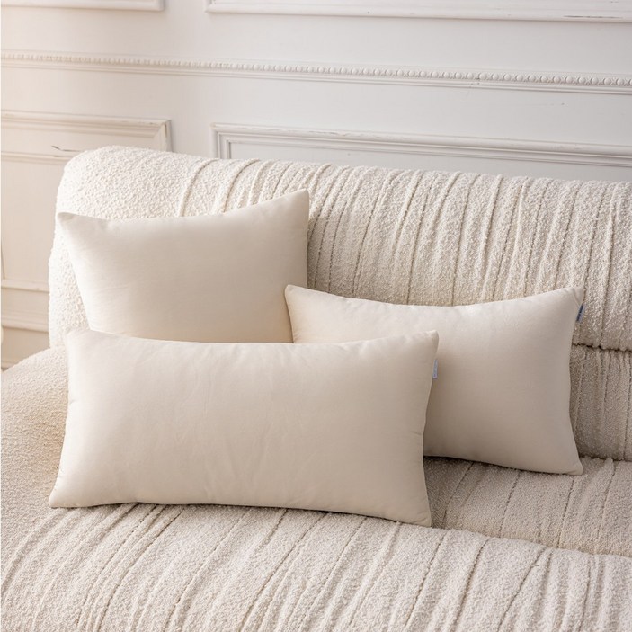 생활방수 커버무드 패브릭 소파 쿠션  솜 포함