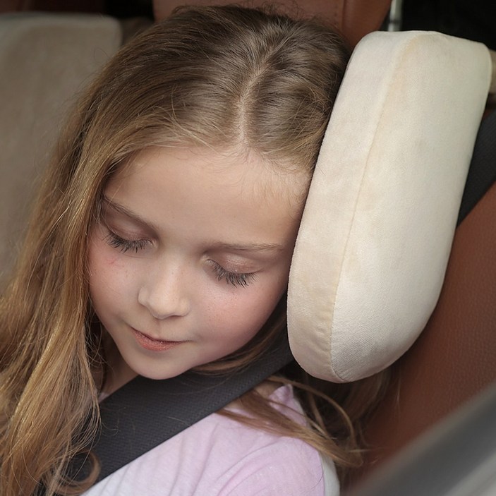 키즈트래블 NEW 꿀잠보장 컴포트 차량용 헤드레스트 목베개 자동차 목쿠션 머리받침대 목꺽임방지