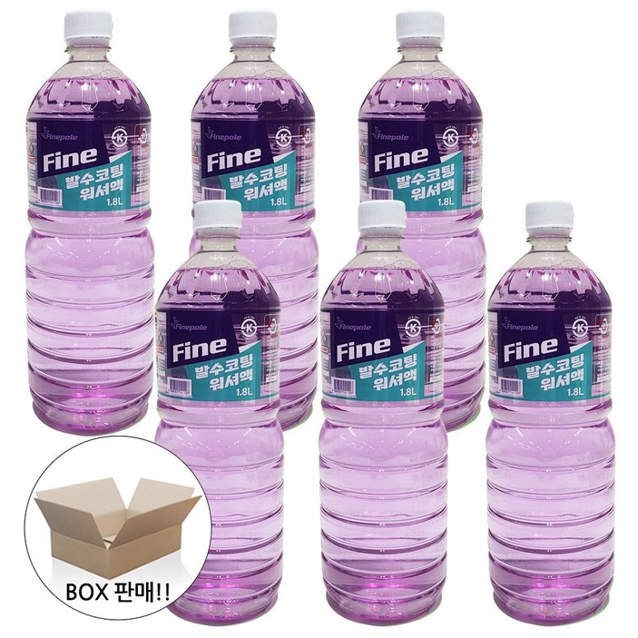 25도 OK 퍼팩트 발수코팅 워셔액 1.8X6개 사계절 유리세정제, 6개, 1.8L 25도 OK 퍼팩트 발수코팅 워셔액 1.8X6개 사계절 유리세정제, 6개, 1.8L