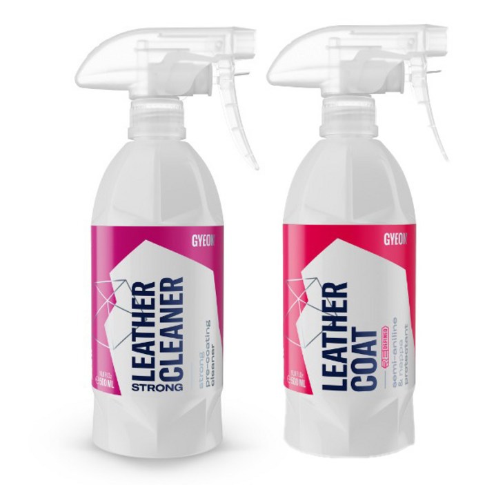 기온쿼츠 Q2M 레더클리너 스트롱 500ml + 기온쿼츠 Q2 레더코트 리디파인드 500ml
