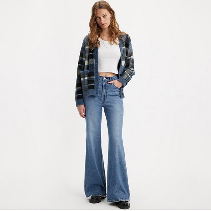 백화점 정품 리바이스 여성 립케이지 벨 부츠컷 데님 진 A75030009